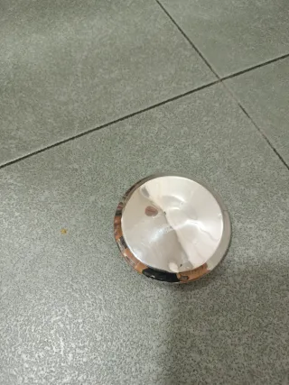 Juego tocador cristal vintage, y plata