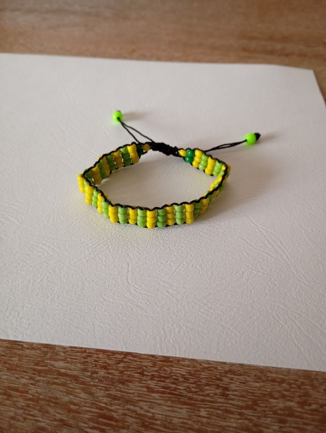 Pulsera Brasil - Verde y Amarilla