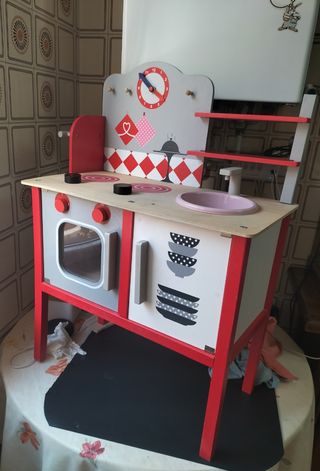 Cocinita juguete madera infantil