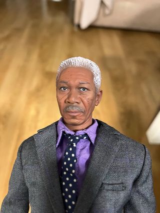 Figura Lucius Fox Morgan Freeman 1/6 Ace Toys CEO de segunda mano