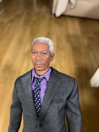 Figura Lucius Fox Morgan Freeman 1/6 Ace Toys CEO de segunda mano