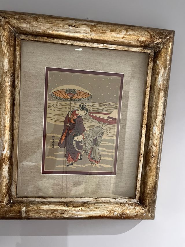 Grabado Japonés - Tinta sobre papel