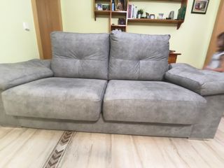 Sofá 3 plazas gris
