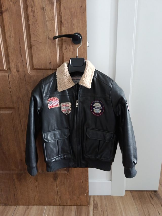 Chaqueta aviador niño, talla 9-10 Original Marines