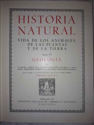 Historia Natural - Geología - 1947