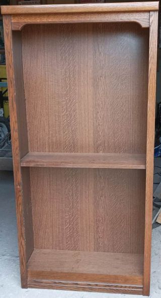 Muebles de salón en madera maciza de roble oscuro