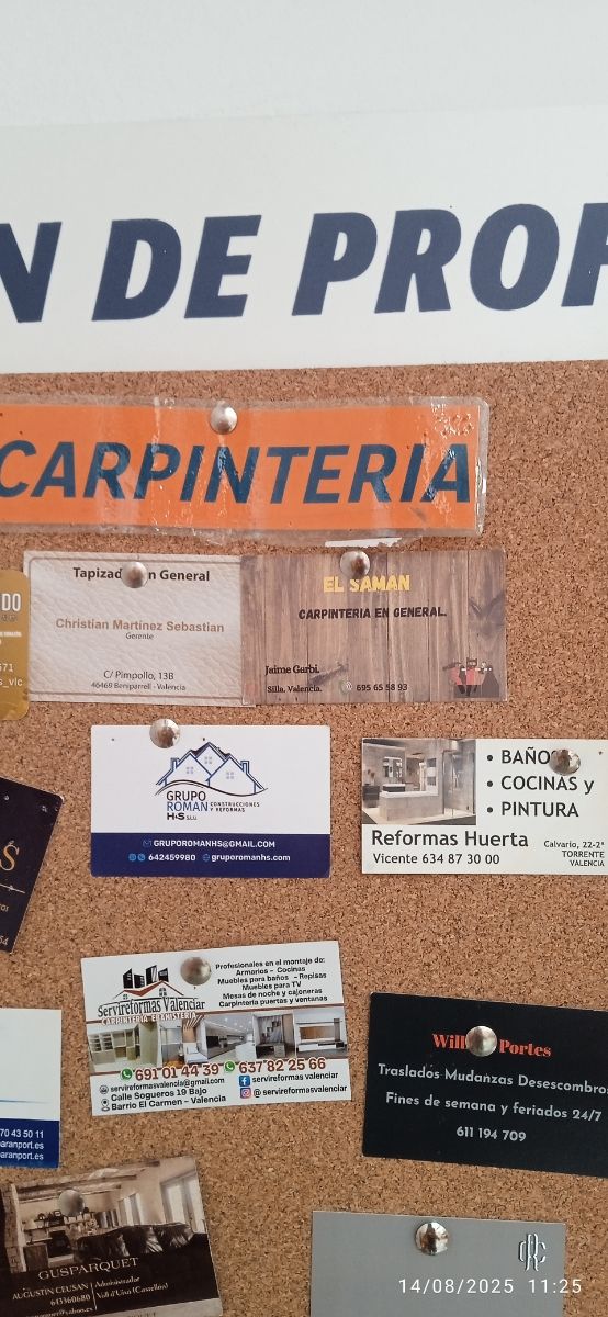 Carpintería en general