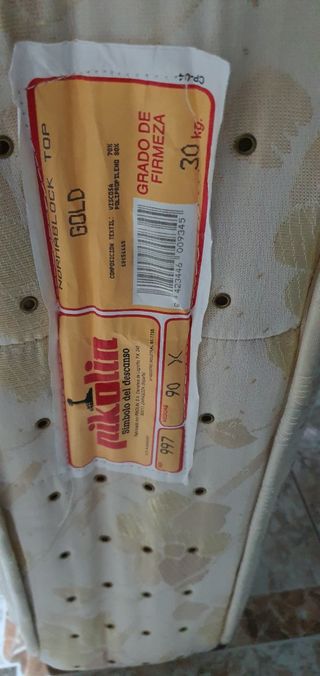 Colchón 90cm usado. lo regalo 