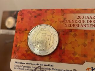 BOX 10 coincard 2 euro Paesi Bassi 2013 2014 UNC 