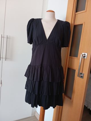Vestido Zara negro XL