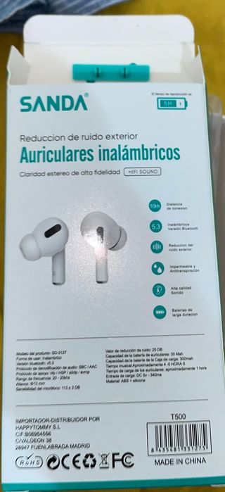 Auriculares Bluetooth inalámbricos SANDA