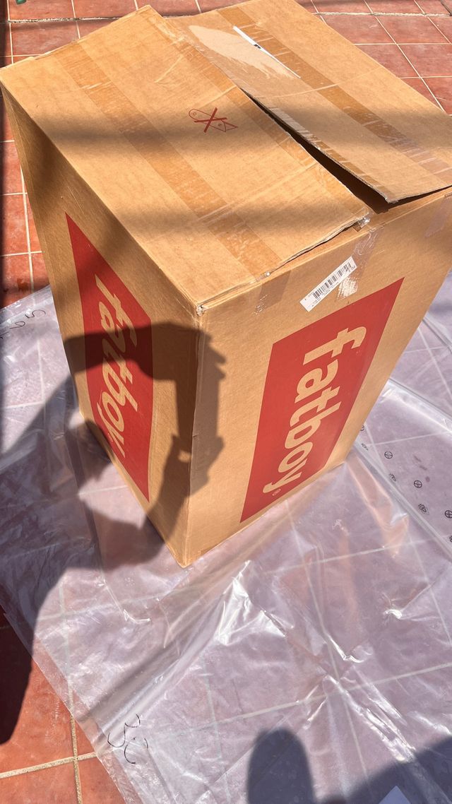 Puff Fatboy Negro para Exterior e Interior