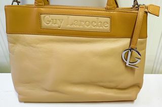Bolso Guy Laroche piel beige