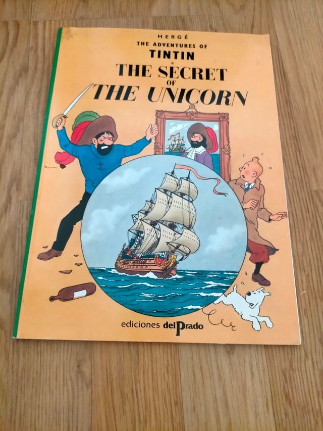Tintin titulo. Tintin the secret of the unicorn.