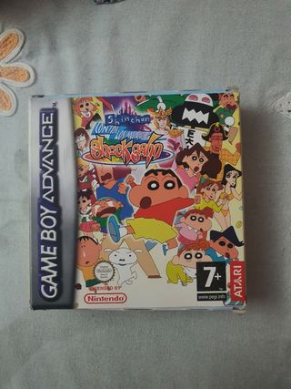 Shin Chan contra los muñecos Shock Gahn para GBA