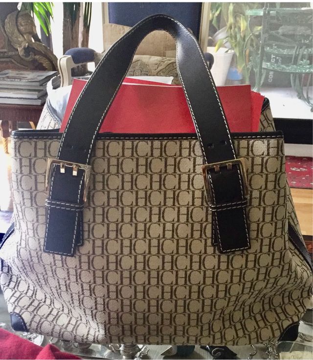 Bolso Carolina Herrera Caracas Beige