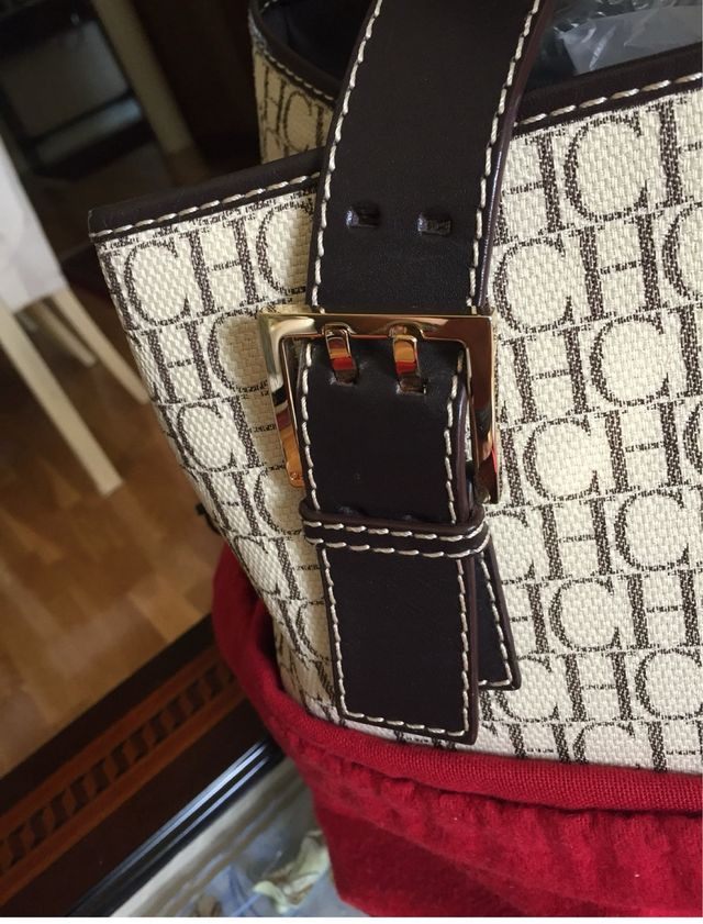 Bolso Carolina Herrera Caracas Beige