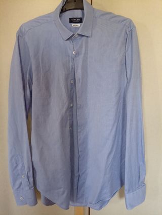 Camisa chico Zara azul