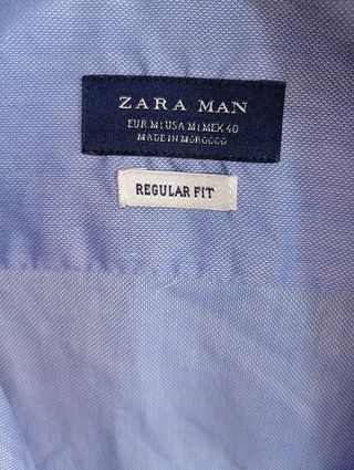 Camisa chico Zara azul