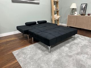 Sofá cama chaise longue gris
