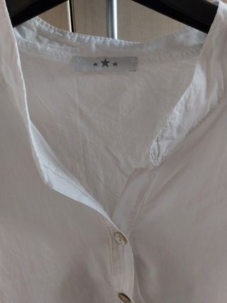 Blusa blanca manga larga
