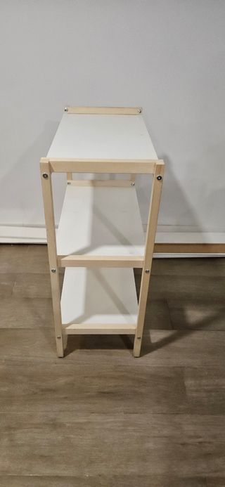 Estantería 3 baldas - Blanco/Madera