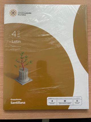 Libro NUEVO de Latín 4º ESO Santillana Grazalema