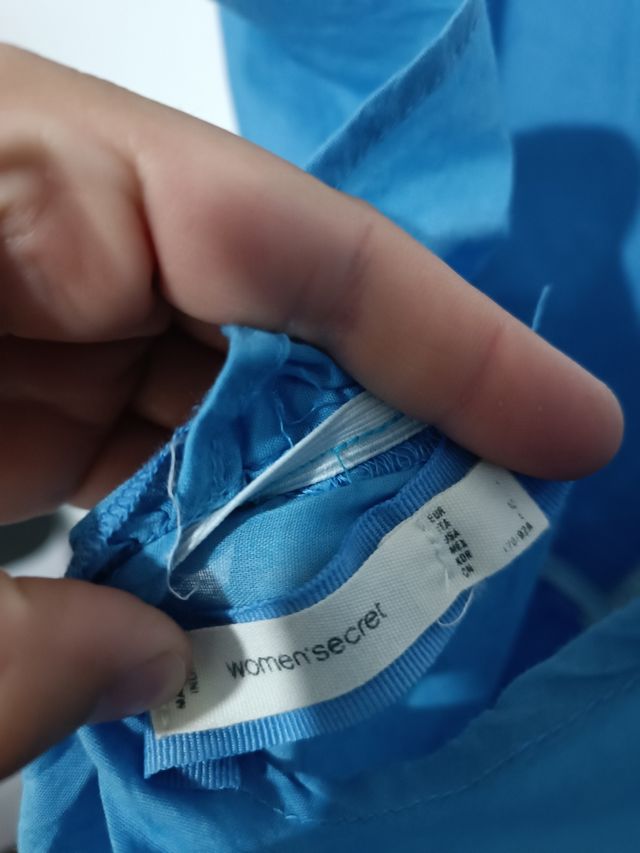 Vestido azul largo verano