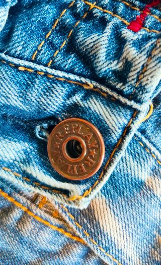 Jeans Replay Uomo Blu