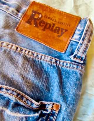 Jeans Replay Uomo Blu