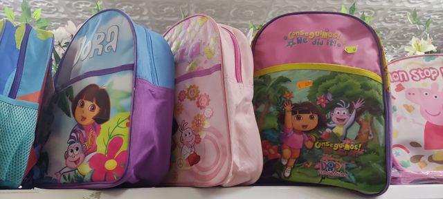 Mochila Mickey, Minnie, Pokémon, Peppa, Dora...