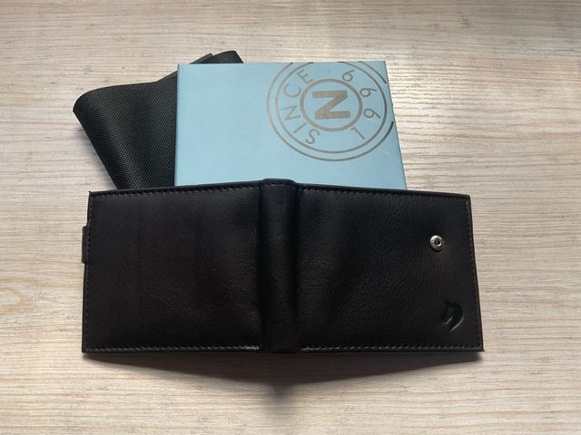 Cartera Piel Negra - Nueva