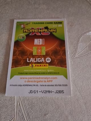 Carta Adrenalyn Fede Valverde Momentum