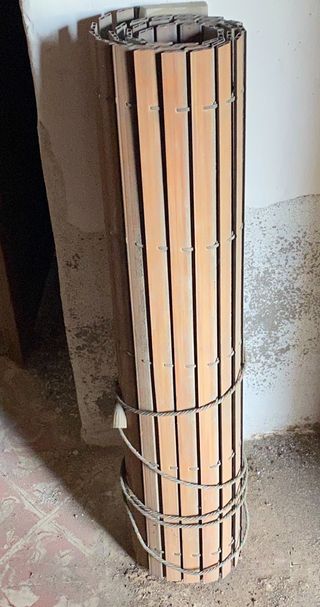 Persiana alicantina PVC nogal