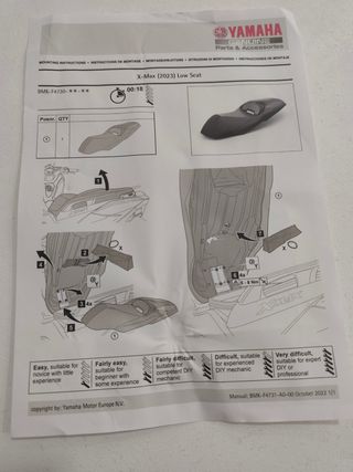 Asiento Yamaha XMAX original 