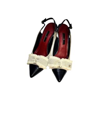 Zapatos Carolina Herrera-Beige&Negro