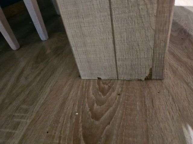 Mesa comedor madera - beige