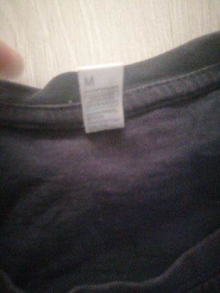 Camiseta negra gato koi talla M