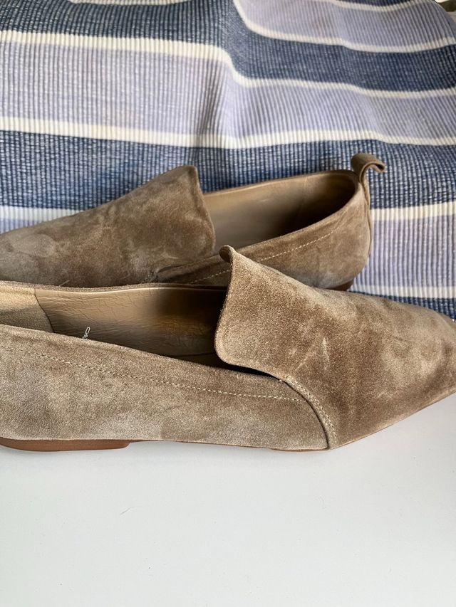 Zapatos ante beige