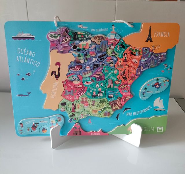 Puzzle Mapa España Eurekakids