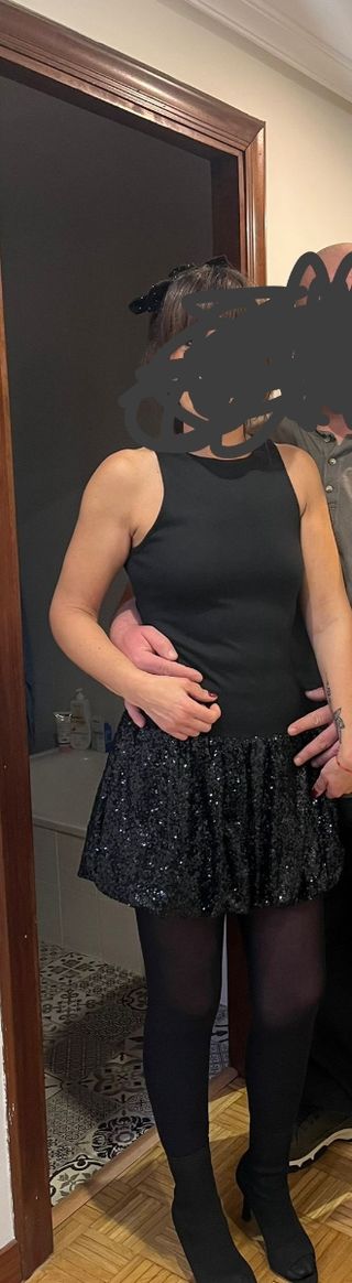Vestido negro Mango - Fiesta