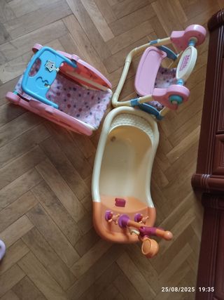 Juguete bebé: Mecedora, columpio & bañera