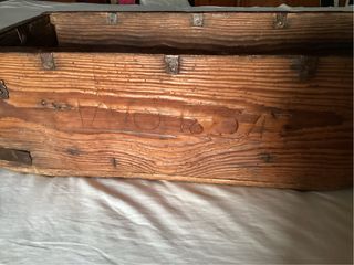 antigua  fanega madera siglo XIX