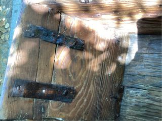 antigua  fanega madera siglo XIX