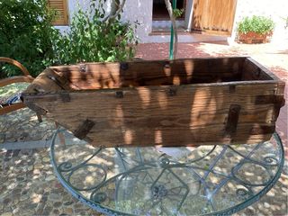 antigua  fanega madera siglo XIX