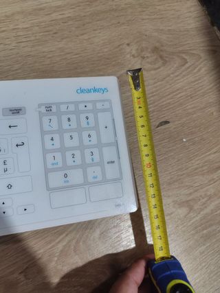 Teclado Cleankeys táctil antimicrobiano numerico