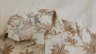 Vestido largo estampado talla S
