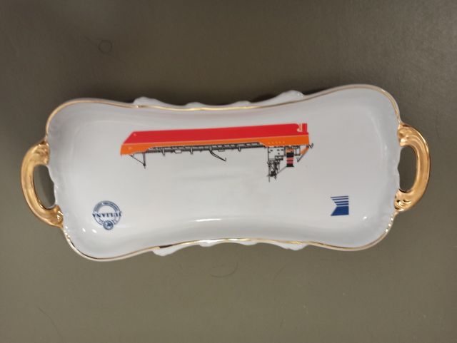 Bandeja porcelana - Botadura C/345