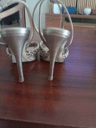 Sandalias Plataforma Metalizadas