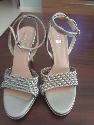 Sandalias Plataforma Metalizadas